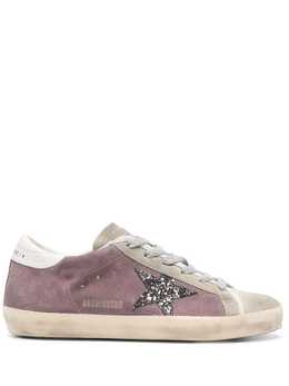 Golden Goose: Фиолетовые кроссовки  Super Star