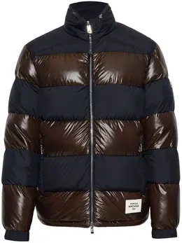Moncler: Синяя куртка 