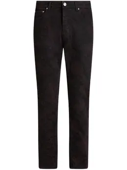 ETRO: Бордовые джинсы 