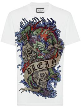 Philipp Plein: Футболка  Tattoo с принтом