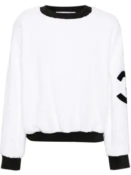 CHANEL Pre-Owned: Белый свитшот 