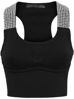 Philipp Plein: Топ  Crystal со стразами