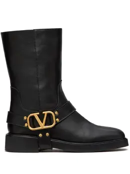 Valentino Garavani: Чёрные ботинки 