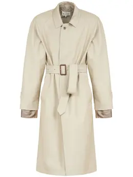 Maison Margiela: Бежевый плащ 