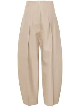 Jacquemus: Бежевые брюки 