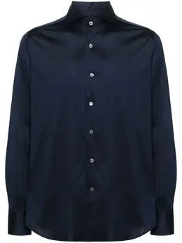 Canali: Рубашка с английским воротником 
