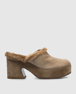 Gianvito Rossi: Коричневі сабо 