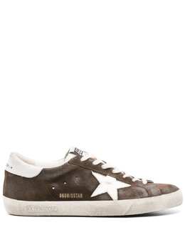 Golden Goose: Коричневые кроссовки  Super Star