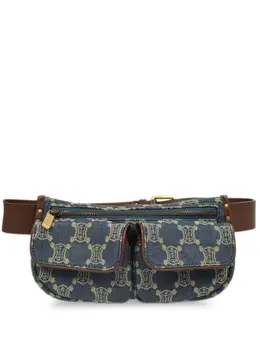 Céline Pre-Owned: Голубая поясная сумка 
