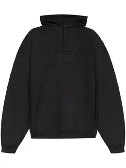 VETEMENTS: Чёрная толстовка 