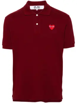 Comme Des Garçons Play: Хлопковое поло  Heart
