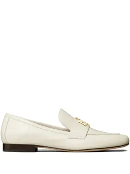 Tory Burch: Белые лоферы  Eleanor