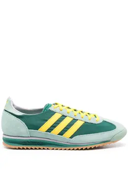 adidas: Зелёные кроссовки  SL-72