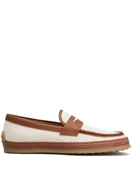 Tod's: Белые туфли  Gommino