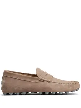 Tod's: Бежевые туфли  Gommino
