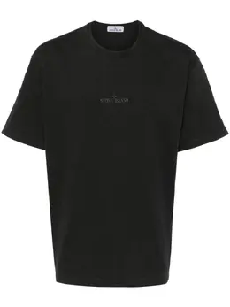 Stone Island: Хлопковая футболка 