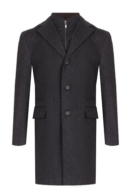CORNELIANI: Серое пальто 