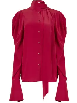 Nina Ricci: Рубашка с бантом 