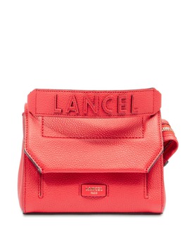 Lancel: Оранжевая сумка 