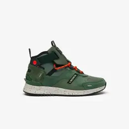 LACOSTE: Зелёные кроссовки  Run Breaker