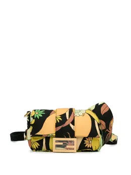 Fendi Pre-Owned: Поясная сумка с растительным принтом 