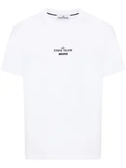 Stone Island: Футболка с принтом 