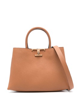 Tod's: Коричневая сумка-шоппер  T Timeless