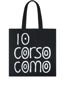 10 CORSO COMO: Сумка-шоппер с принтом 