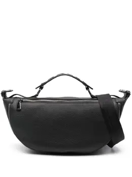 Lancel: Чёрная сумка через плечо 