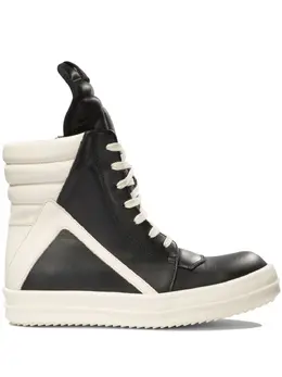 Rick Owens DRKSHDW: Белые кроссовки 