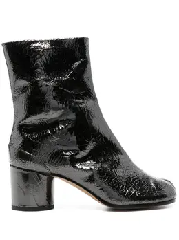 Maison Margiela: Чёрные ботинки  Tabi