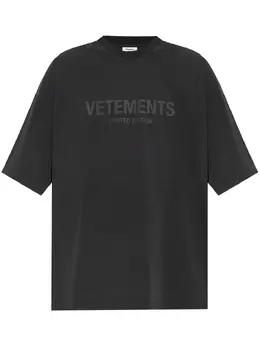 VETEMENTS: Футболка с принтом 