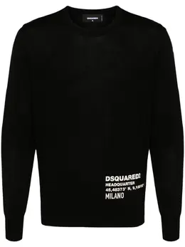 DSQUARED2: Чёрный свитер 