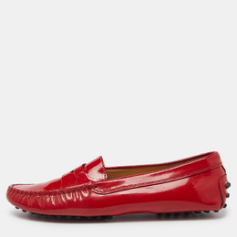 Tod's: Красные мокасины 