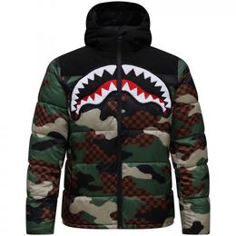SPRAYGROUND: Куртка цвета хаки 