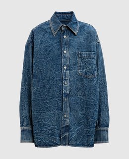 Maison Margiela MM6: Сині сорочки 