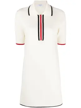 Thom Browne: Платье  RWB в полоску