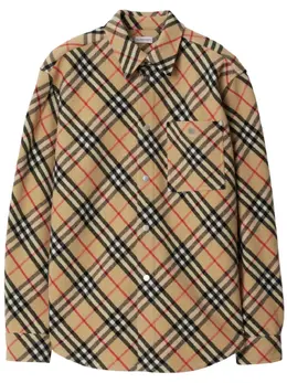 Burberry: Винтажная рубашка  Vintage Check