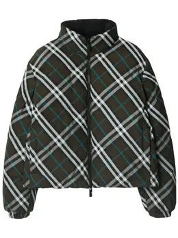Burberry: Зелёная куртка 