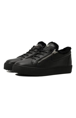 Giuseppe Zanotti Design: Чёрные кеды  Frankie Winter