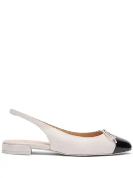 Stuart Weitzman: Белые балетки 