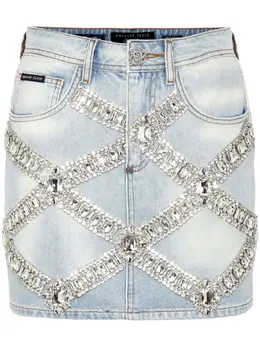 Philipp Plein: Джинсовая юбка 