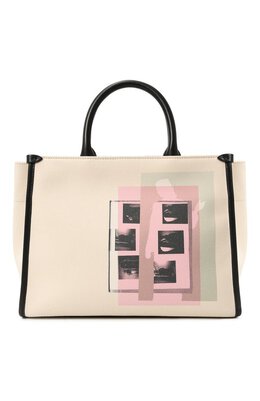 Lanvin: Сумка  In&Out с принтом