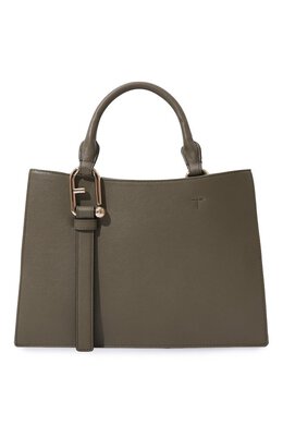 Furla: Сумка цвета хаки 