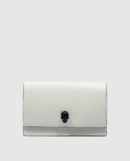 Alexander McQueen: Белая сумка  Skull
