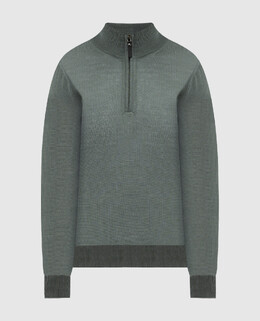 Canali: Зелёный свитер 