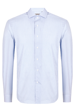 CORNELIANI: Синяя рубашка 