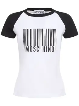MOSCHINO: Хлопковая футболка 