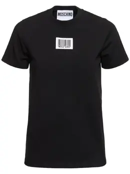 MOSCHINO: Хлопковая футболка 