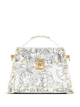 Balmain: Белая сумка-шоппер  B-Buzz